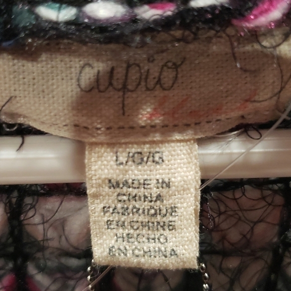 CUPIO Cascade Open Cardigan Nwt - Picture 7 of 8